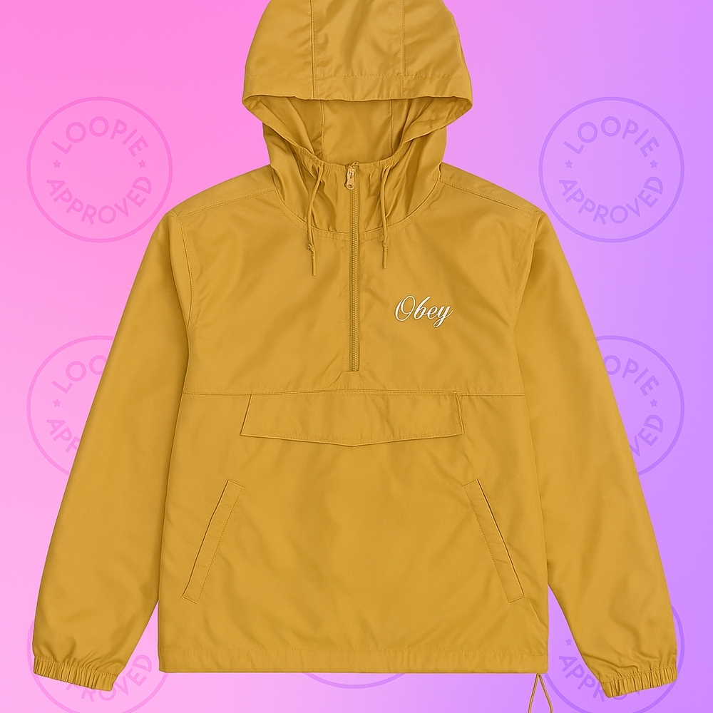 OBEY RAIN COAT 💛